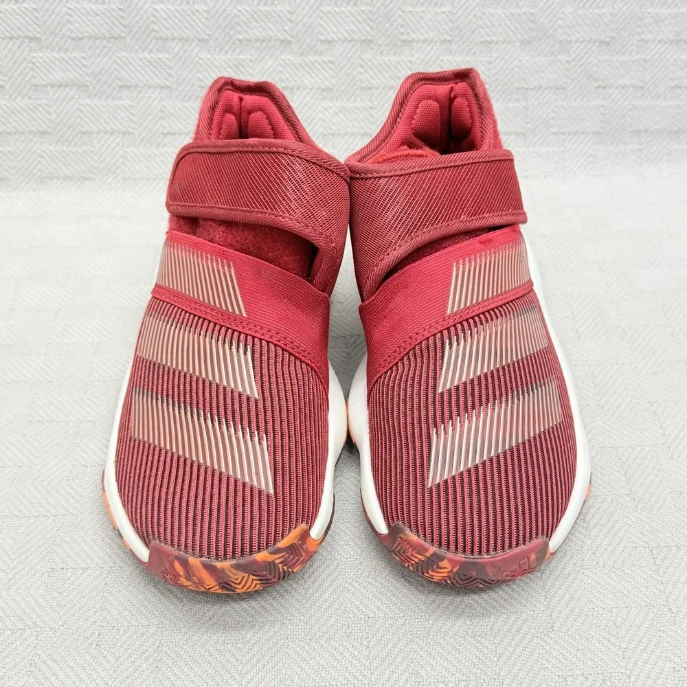 Adidas Harden Vol 3 Shoes Unisex Kids Size 1.5‎ Red Basketball Mid Top EH1924